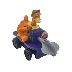 Vintage 2000 Burger King Kids Club Chicken Run Ginger Pull And Go Toy Action Fig